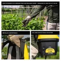 STANLEY - Pulv&eacute;risateur &agrave; batterie - 16 L - 14.4 V - 2.0 Ah (STN-SP16)