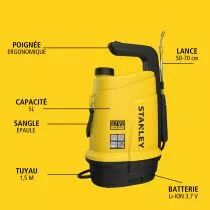 STANLEY - Pulv&eacute;risateur &agrave; batterie - 5 L - 3.7 V - 2.6 Ah (STN-SP05)