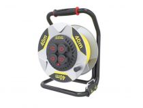 Stanley Fatmax - Enrouleur Néoprène Avec Systeme \ Anti-Twist\  - 40 M - 3G2.5 - 4 Prises (ESFMCR40M-G)