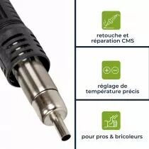 Station &Agrave; Air Chaud Pour Composants Cms - 2 En 1 (VTSS230)