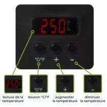 STATION DE SOUDAGE AVEC CONTR&Ocirc;LE DE TEMP&Eacute;RATURE (VTSS220)