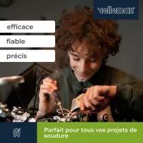 Station de soudage avec led & element d echauffement ceramique 48w 150-420&deg;c (VTSSC30N)