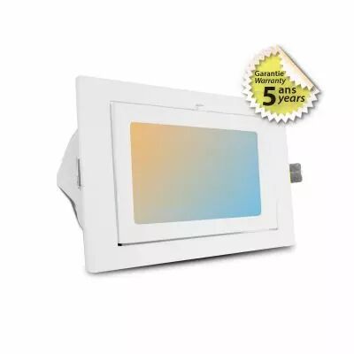STELLA SPOT ENCASTRABLE ORIENT 240 X 145MM 32/38W CCT + PUISS AJUST 5ANS (76913)