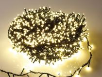 Straightlight LED - 34 m - 1500 lampes blanc chaud - fil vert (STL-LED-34-1500-24V-UW)