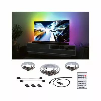Strips USB TV 65 pouces Dynamic Rainbow RGB 4W 5V noir (78881)
