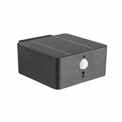 SUNNY APPLIQUE LED SOLAIRE 5W 3000K CARRE + DETECTEUR IR (100680)