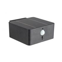 SUNNY APPLIQUE LED SOLAIRE 5W 3000K CARRE + DETECTEUR IR (100680)