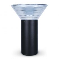 SUNNY COUPOLE POTELET SOLAIRE CONIQUE 9V 380MM 4W 4000K NOIR IP65 (70905)