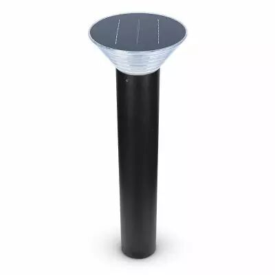 SUNNY COUPOLE POTELET SOLAIRE CONIQUE 9V 800MM 4W 4000K NOIR IP65 (70901)