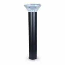 SUNNY COUPOLE POTELET SOLAIRE CONIQUE 9V 800MM 4W 4000K NOIR IP65 (70901)