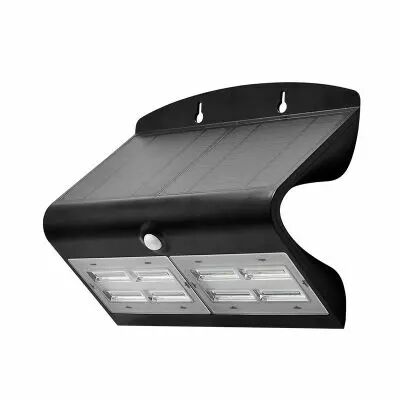 SUNNY VIGNE APPL SOLAIRE 8W 4000K NOIR IP65 + DETECT IR (70477)