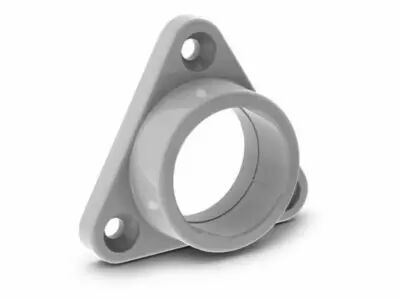 SUPPORT DE MONTAGE POUR PROFIL� POUR RUBAN LED ALU-ROUND - ABS - POUR ARMOIRE - GRIS (MC-R2)