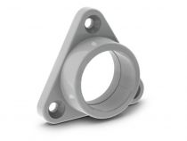 SUPPORT DE MONTAGE POUR PROFILÉ POUR RUBAN LED ALU-ROUND - ABS - POUR ARMOIRE - GRIS (MC-R2)