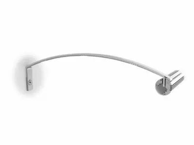 SUPPORT DE MONTAGE POUR PROFIL� POUR RUBAN LED ALU-ROUND - POUR ARMOIRE - ARGENT (MC-RO-AA)
