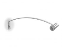 SUPPORT DE MONTAGE POUR PROFILÉ POUR RUBAN LED ALU-ROUND - POUR ARMOIRE - ARGENT (MC-RO-AA)