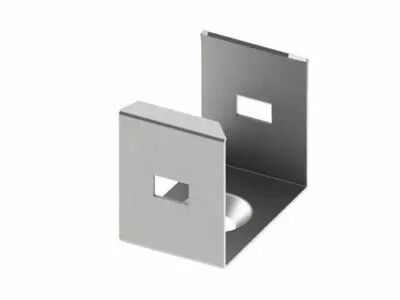 Support de montage pour profil� pour ruban led slimline 15 mm - acier � ressort - argent (MC-SL15-STEEL)