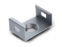 SUPPORT DE MONTAGE POUR PROFILÉ POUR RUBAN LED SLIMLINE 7 mm - ACIER À RESSORT - ARGENT (MC-SL7-STEEL)