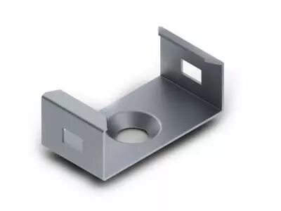 SUPPORT DE MONTAGE POUR PROFIL� POUR RUBAN LED SLIMLINE LARGEUR 8 mm - ACIER � RESSORT - ARGENT (MC-SLW8-STEEL)
