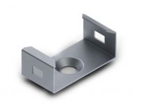 SUPPORT DE MONTAGE POUR PROFILÉ POUR RUBAN LED SLIMLINE LARGEUR 8 mm - ACIER À RESSORT - ARGENT (MC-SLW8-STEEL)