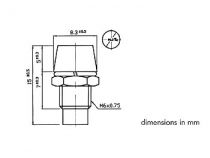 Support de voyant ø3mm (LAMPHOLD)