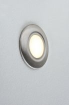 Support décoratif encastré rond LED inox (93742)