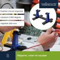 SUPPORT &Eacute;TAU POUR CIRCUIT IMPRIM&Eacute; (VTHH6)
