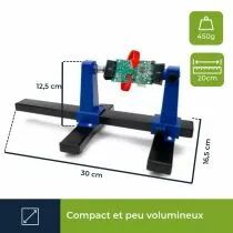 SUPPORT &Eacute;TAU POUR CIRCUIT IMPRIM&Eacute; (VTHH6)