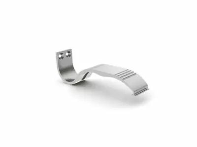 Support mural pour les profil�s de s�rie \'alu-round\' - argent (MC-RO-WA)