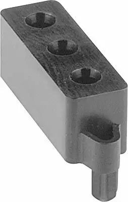 Support plastique pour guide de lumiere longueur 100mm