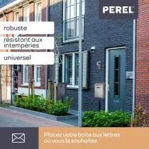 SUPPORT POUR BO&Icirc;TE AUX LETTRES - NOIR (BG22003)
