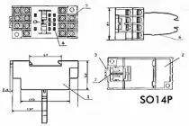 Support pour relais haute puissance -14 pins (SO14P)