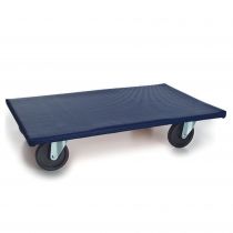 Support roulant pour meubles - rectangulaire - 650 x 400 mm - charge max. 400 kg (QT407)