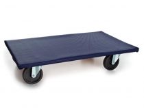 Support roulant pour meubles - rectangulaire - 650 x 400 mm - charge max. 400 kg (QT407)