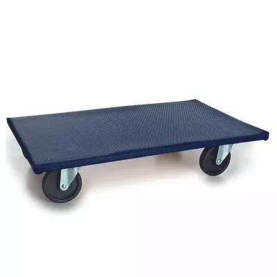 Support roulant pour meubles - rectangulaire - 650 x 400 mm - charge max. 400 kg (QT407)