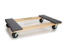 Support roulant pour meubles - rectangulaire - 760 x 460 mm - charge max. 400 kg (QT408)