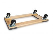 Support roulant pour meubles - rectangulaire - 760 x 460 mm - charge max. 400 kg (QT408)