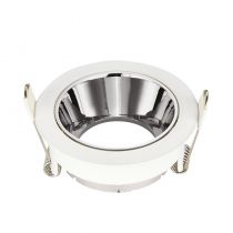 SUPPORT SPOT DIAM 80MM ARGENT ROTATIF ORIENT BASSE LUMINANCE  (7728)