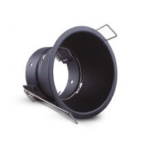 SUPPORT SPOT DIAM 83MM NOIR FIXE BASSE LUMINANCE (77250)