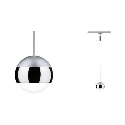 Suspen URail Capsule II 6W 4000K Chrome dp/Chrome 230V mtal/Syn gradable (96804)