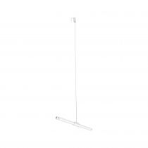 Suspension  Eclairage sur cable tendu  Corduo 1m Blanc alu dépoli/synthétique (94598)