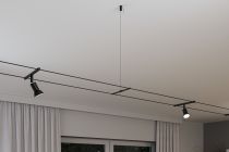 Suspension  Eclairage sur cable tendu  Corduo 1m Nr alu dépoli/synthétique (94599)