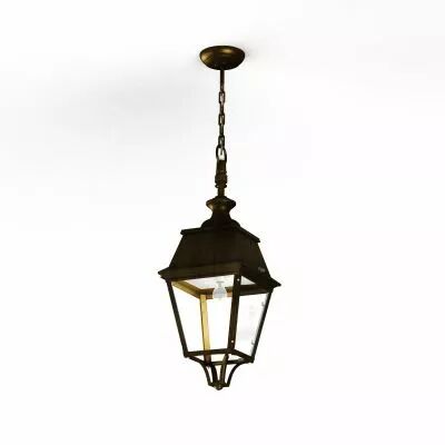 Suspension Avenue 4 N�1 E27 Patin� dor� (104018009)