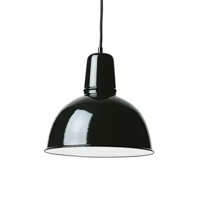 Suspension en m�tal Bolich type retro cave. E27 diam 26cm (113368)