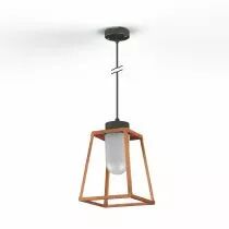 Suspension Lampiok 1 N&deg;4 Cuivre patin&eacute; vernis (131007080)