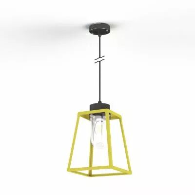 Suspension Lampiok 1 N�4 Jaune soufre (131007068)