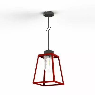 Suspension Lampiok 1 N�4 Rouge tomate (131007110)