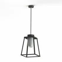 Suspension Lampiok 2 N°2 Gris noir Diffuseur opale (178004107)