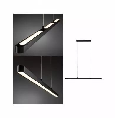 Suspension LED Lento 40 W noir gradable r�glable en hauteur (79693 )