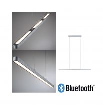 Suspension Lento BLE LED 1x_W TunW Chrome dép 230V Alu/synthétique (79902)