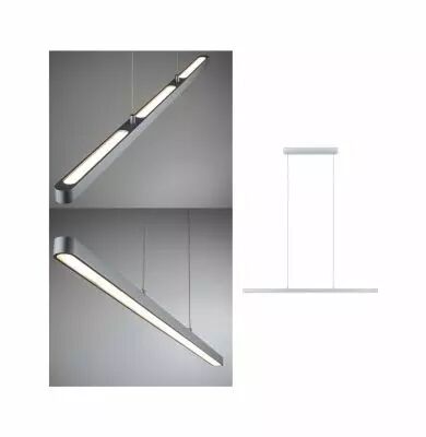 Suspension Lento grd LED 1x_W Chrome d�p 230V Alu/synth�tique (79900)